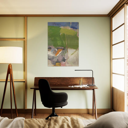 Berkeley #33 - Richard Diebenkorn Brushed Aluminum Print - 70x100 cm / 28x40 inches | Richard Diebenkorn Aluminum Print | Richard Diebenkorn Prints