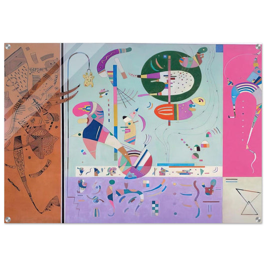 VARIOUS PARTS 1940 - Wassily Kandinsky Acrylic Print - 70x100 cm / 28x40″ inches