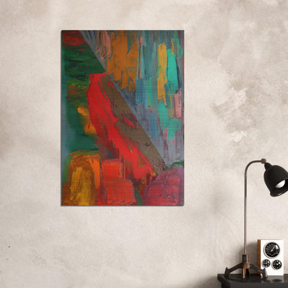 Landslide - 1978 - John Hoyland Brushed Aluminum Print - 70x100 cm / 28x40 inches | John Hoyland Aluminum Print | John Hoyland Prints