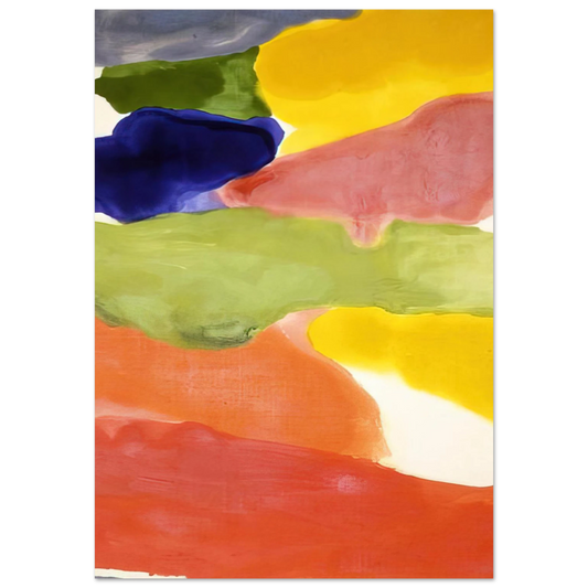 Helen Frankenthaler - Tutti-Fruitti - 1966 Wall art - 13x18 cm / 5x7 inches - Fine Art Poster - -