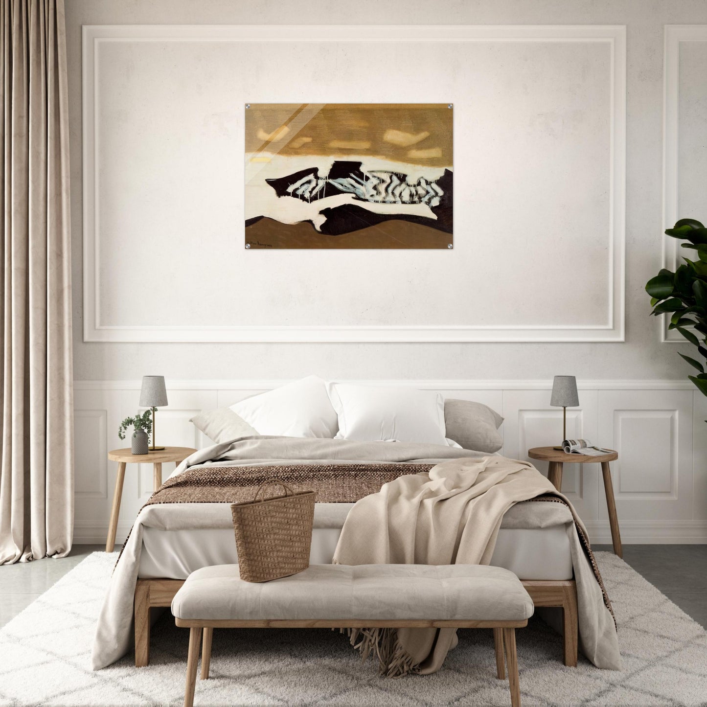 Breaking Sea - 1952 - Milton Avery Acrylic Print - 70x100 cm / 28x40″ inches | Milton Avery Wall Art | Milton Avery Prints