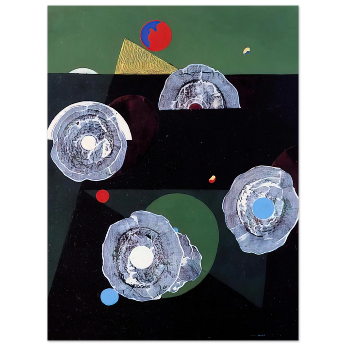 Max Ernst - Scallops flower  75x100 cm / 30x40inches Fine Art Poster