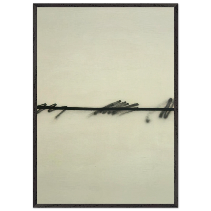 66-7-A - 1966 - Martin Barre 70x100 cm / 28x40 inches Framed Art Print – Black Wooden Frame