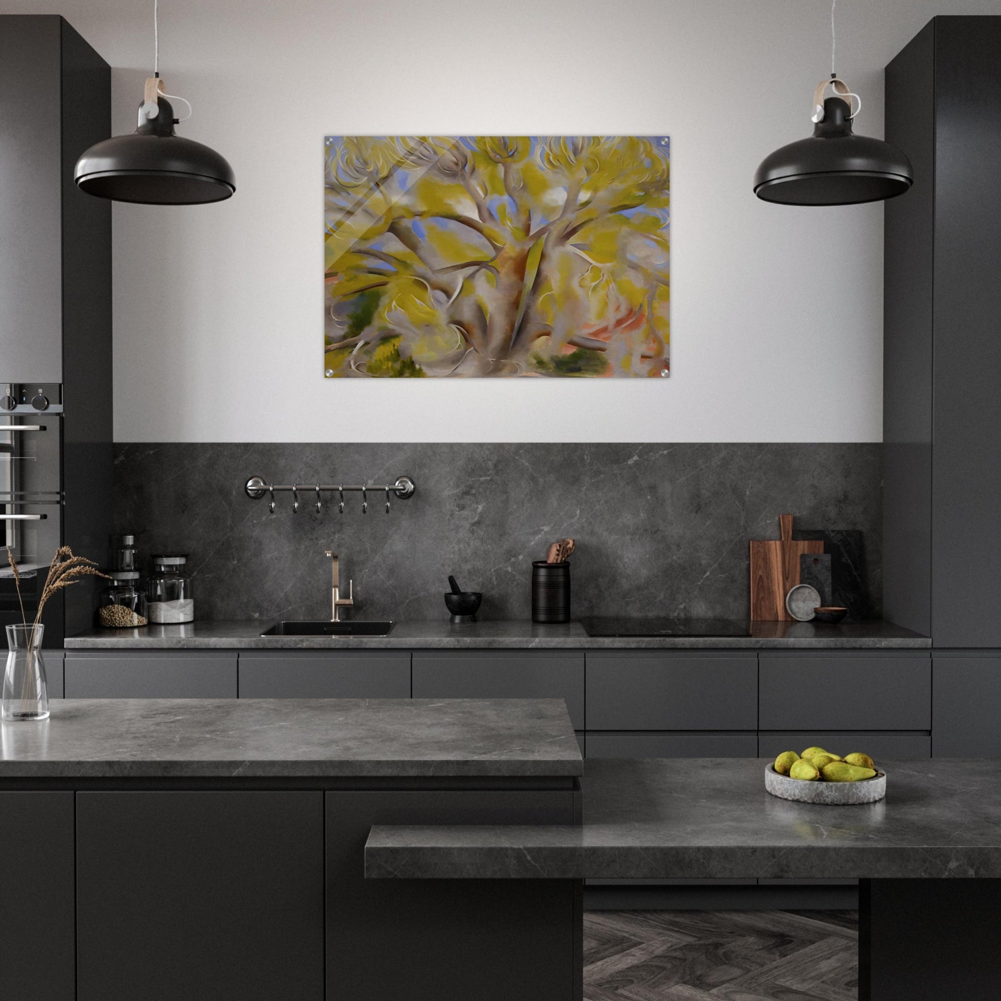 Spring Tree No. 1 - Georgia O'Keeffe Acrylic Print - 70x100 cm / 28x40″ inches | Georgia O'Keeffe Wall Art | Georgia O'Keeffe Prints