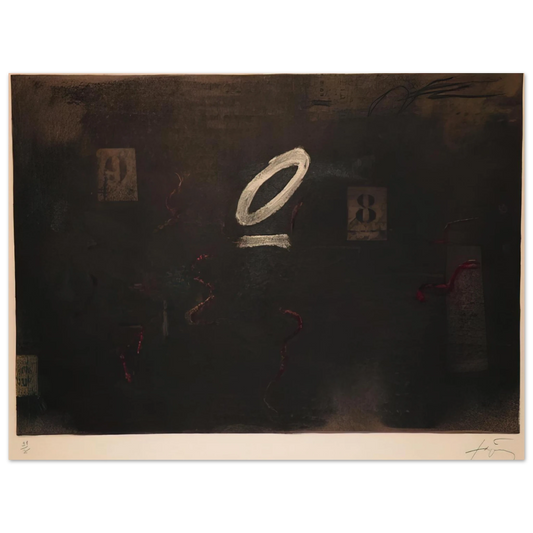 Antoni Tapies - SOUS ZERO 1979 Fine Art Poster - Default Title
