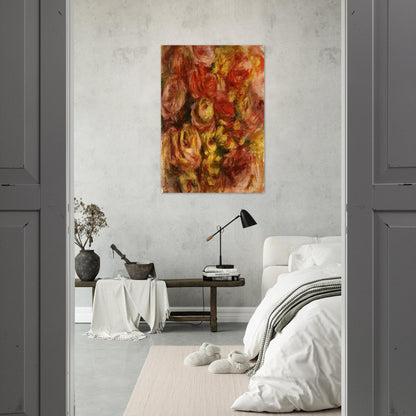 Study of Flowers - Pierre-Auguste Renoir Brushed Aluminum Print - 70x100 cm / 28x40 inches | Pierre-Auguste Renoir Aluminum Print | Pierre-Auguste Renoir Prints