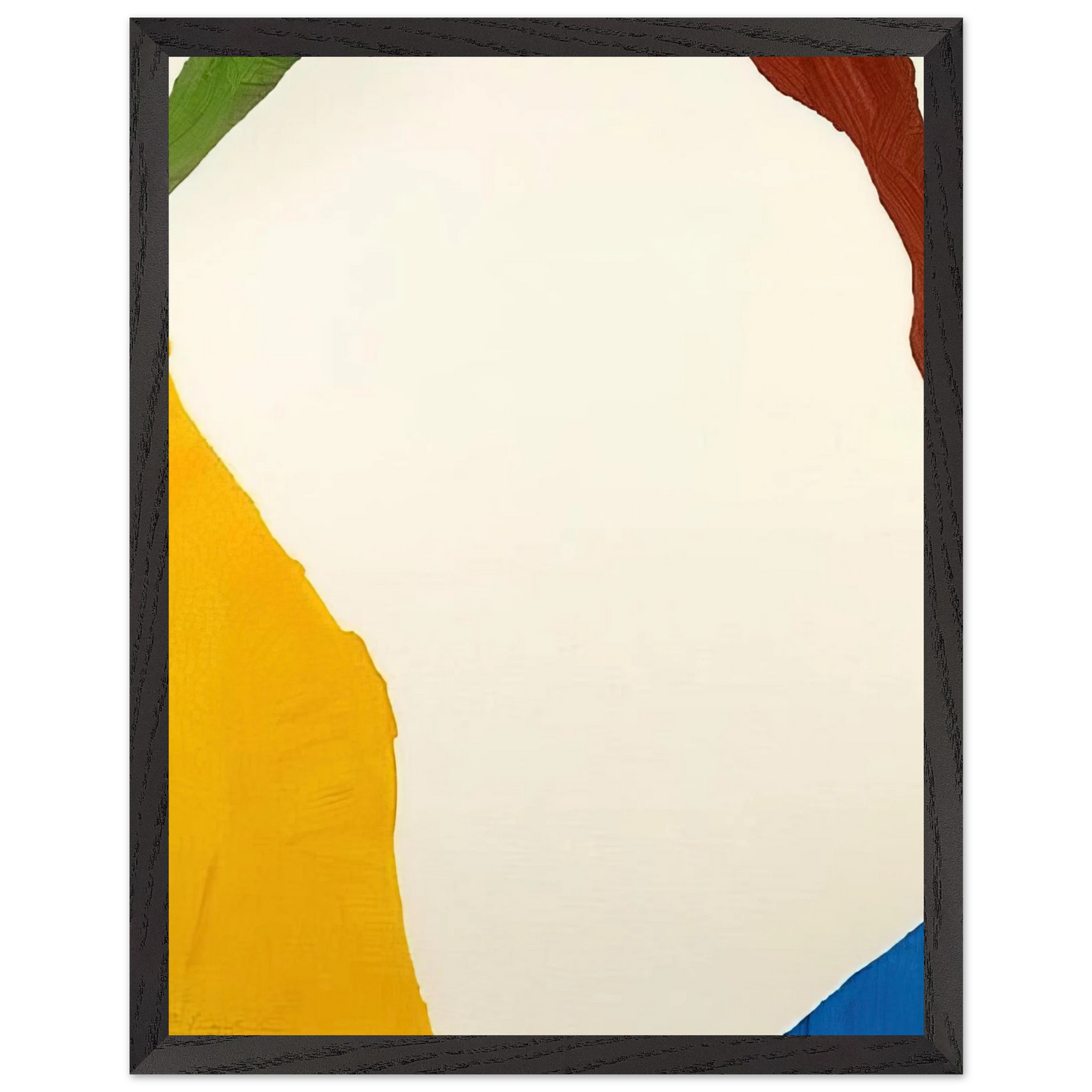 Helen Frankenthaler - Wind Directions - 1970 Wall art - A3 (29.7 x 42  cm) - Premium Wooden Framed Poster With Fine Art Paper - Black frame
