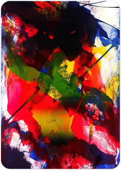 Amadeus By Paul Jenkins Pack of 10 Post Cards | Paul Jenkins Post Cards | A6 (10.5 x 14.8 cm) - 4.1 x 5.8 inches