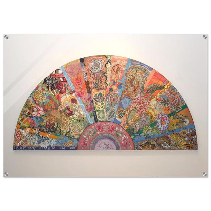 Pleasure Dome - 2003 - Miriam Schapiro Acrylic Print - 70x100 cm / 28x40″ inches | Miriam Schapiro Wall Art | Miriam Schapiro Prints