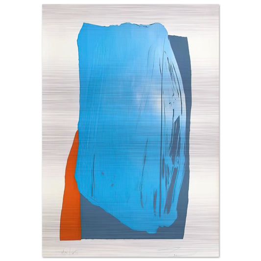 Moro II - 1981 - Larry Zox Brushed Aluminum Print - 70x100 cm / 28x40 inches | Larry Zox Aluminum Print | Larry Zox Prints