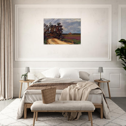 The Road and the House - claude monet Acrylic Print - 70x100 cm / 28x40″ inches | claude monet Wall Art | claude monet Prints