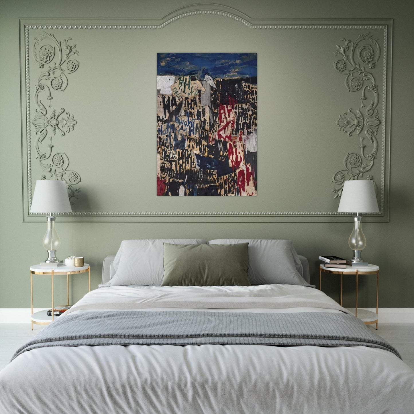 Allan Kaprow on the Legacy of Jackson Pollock - Allan Kaprow Brushed Aluminum Print - 70x100 cm / 28x40 inches | Allan Kaprow Aluminum Print | Allan Kaprow Prints