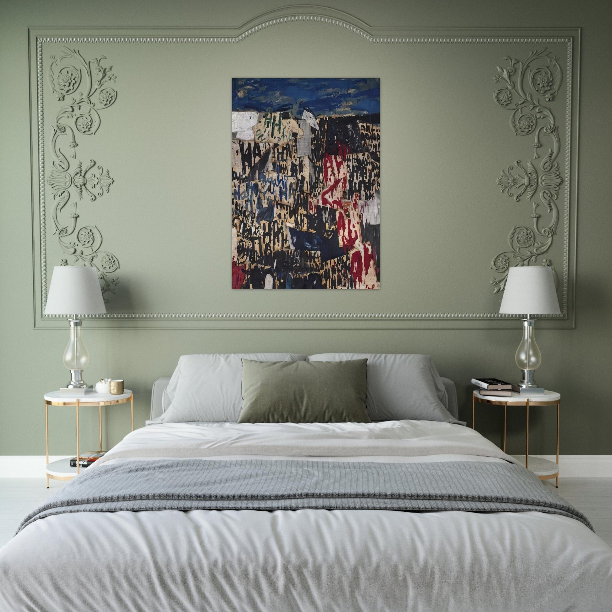 Allan Kaprow on the Legacy of Jackson Pollock - Allan Kaprow Brushed Aluminum Print - 70x100 cm / 28x40 inches | Allan Kaprow Aluminum Print | Allan Kaprow Prints