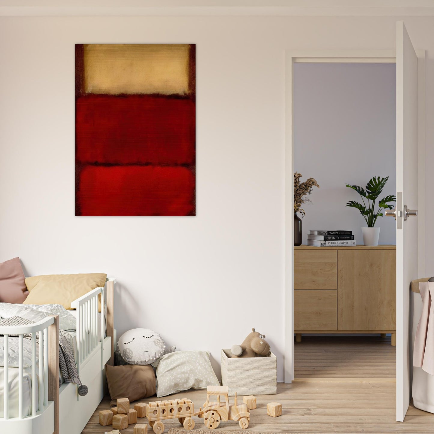 Red - 1964 - Mark Rothko Brushed Aluminum Print - 70x100 cm / 28x40 inches | Mark Rothko Aluminum Print | Mark Rothko Prints