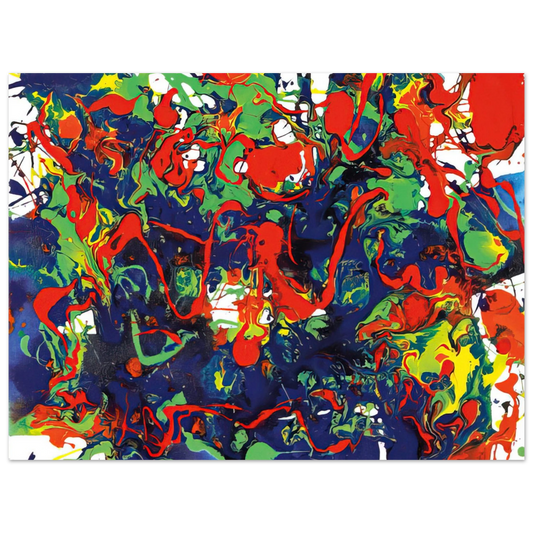 Sam Francis - Untitled  SFP94-57  SFF 1731  Fine Art Poster - Default Title
