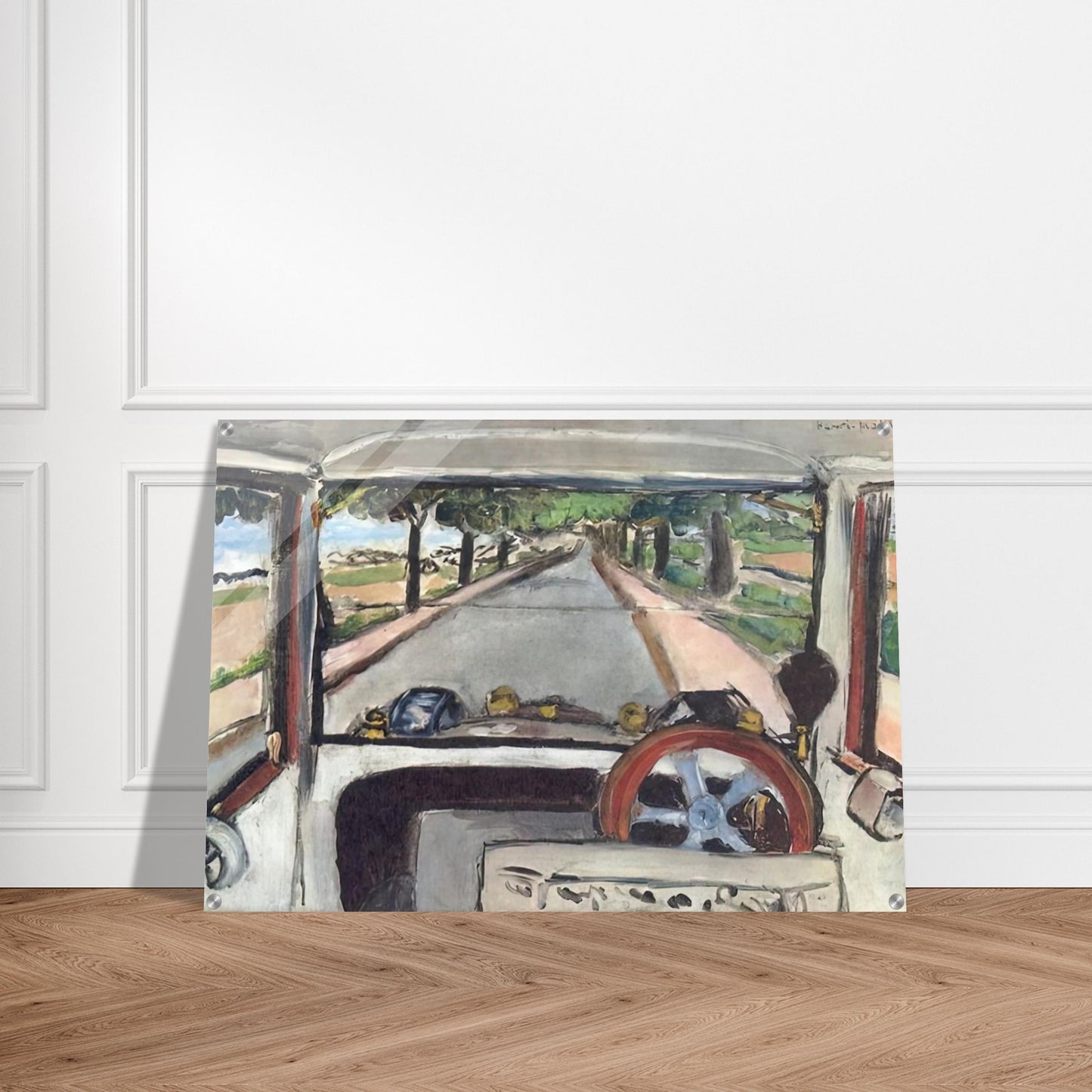 THE WINDSHIELD 1917 0 - Henri Matisse Acrylic Print - 70x100 cm / 28x40″ inches | Henri Matisse Wall Art | Henri Matisse Prints