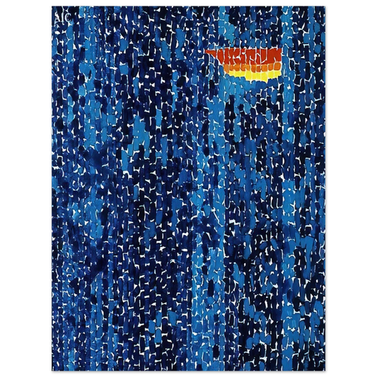 Alma Woodsey Thomas - STARRY NIGHT AND THE ASTRONAUTS 1972 Fine Art Poster - Default Title