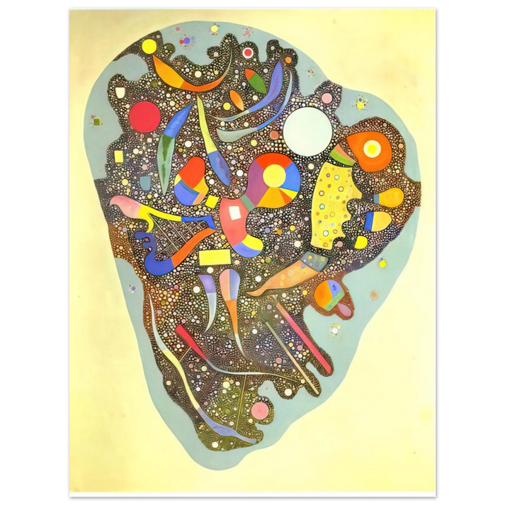 Wassily Kandinsky - COLOURFUL ENSEMBLE 1938  75x100 cm / 30x40inches Fine Art Poster