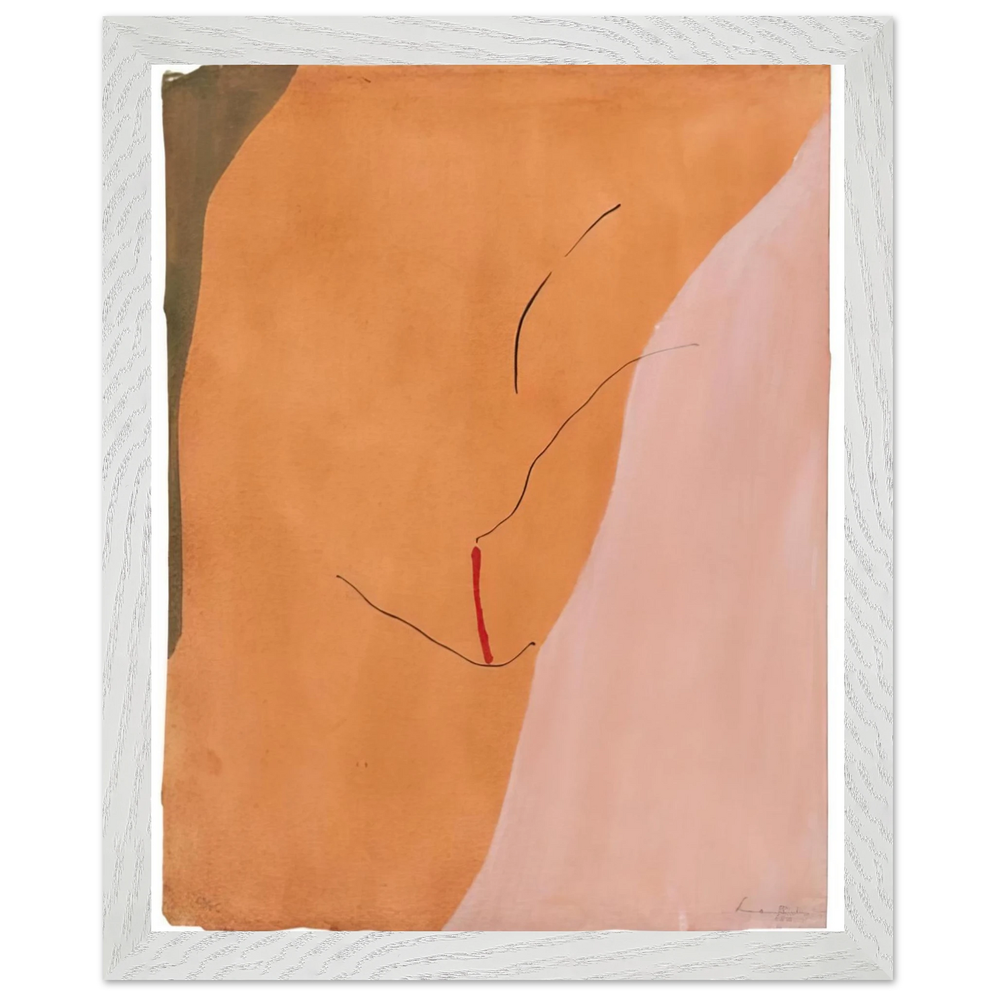 Helen Frankenthaler - Sanguine Mood - 1971 Wall art - 50x70 cm / 20x28 inches - Fine Art Poster - -