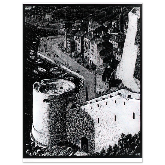 MC Escher - ESCHER (23) Wall Art - 21x29.7 cm / 8x12" - Fine Art Poster - -