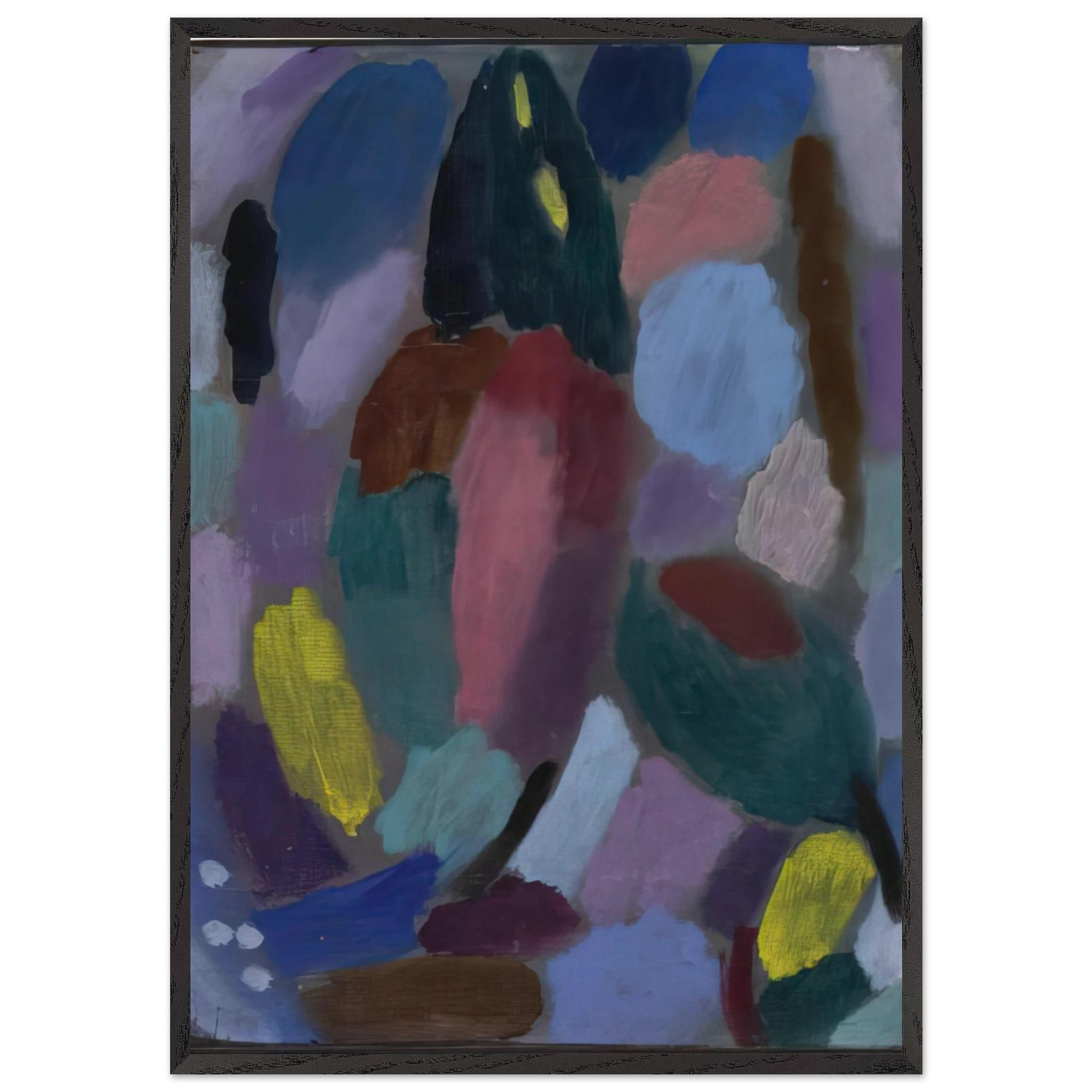 VARIATION FIELD OF TULIPS 1916 - Alexej von Jawlensky Framed Art Print – Black Wooden Frame - Default Title - -Framed Art Print