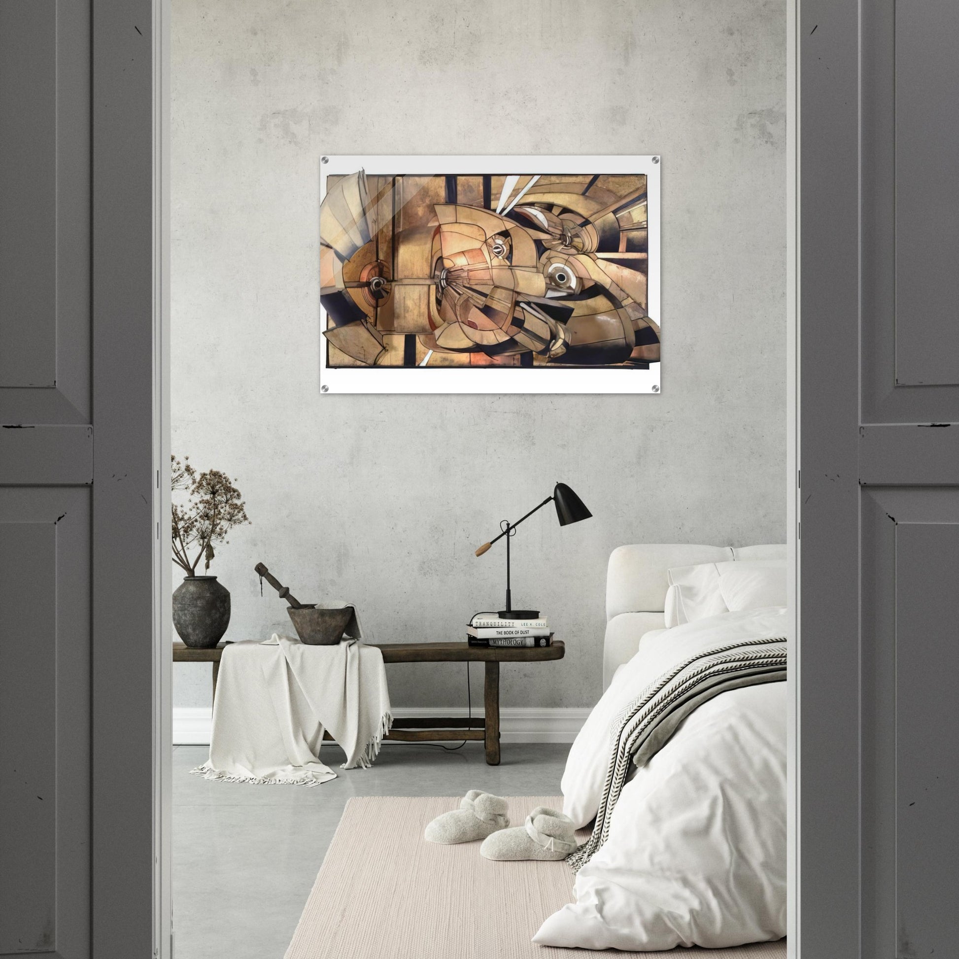 UNTITLED 1966 - Lee Bontecou Acrylic Print - 70x100 cm / 28x40″ inches | Lee Bontecou Wall Art | Lee Bontecou Prints