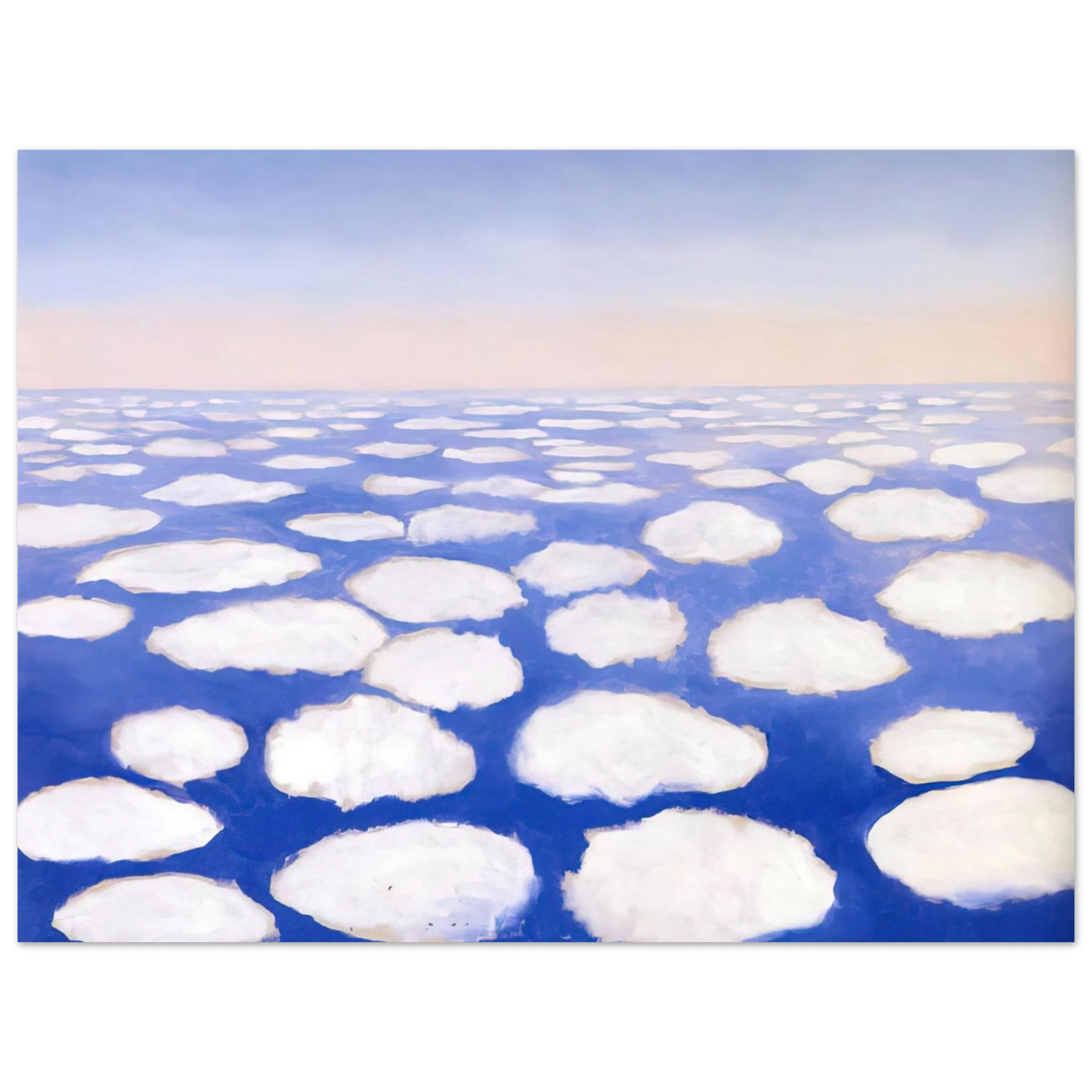 Georgia O'Keeffe - Above the Clouds I Fine Art Poster - 13x18 cm / 5x7 inches