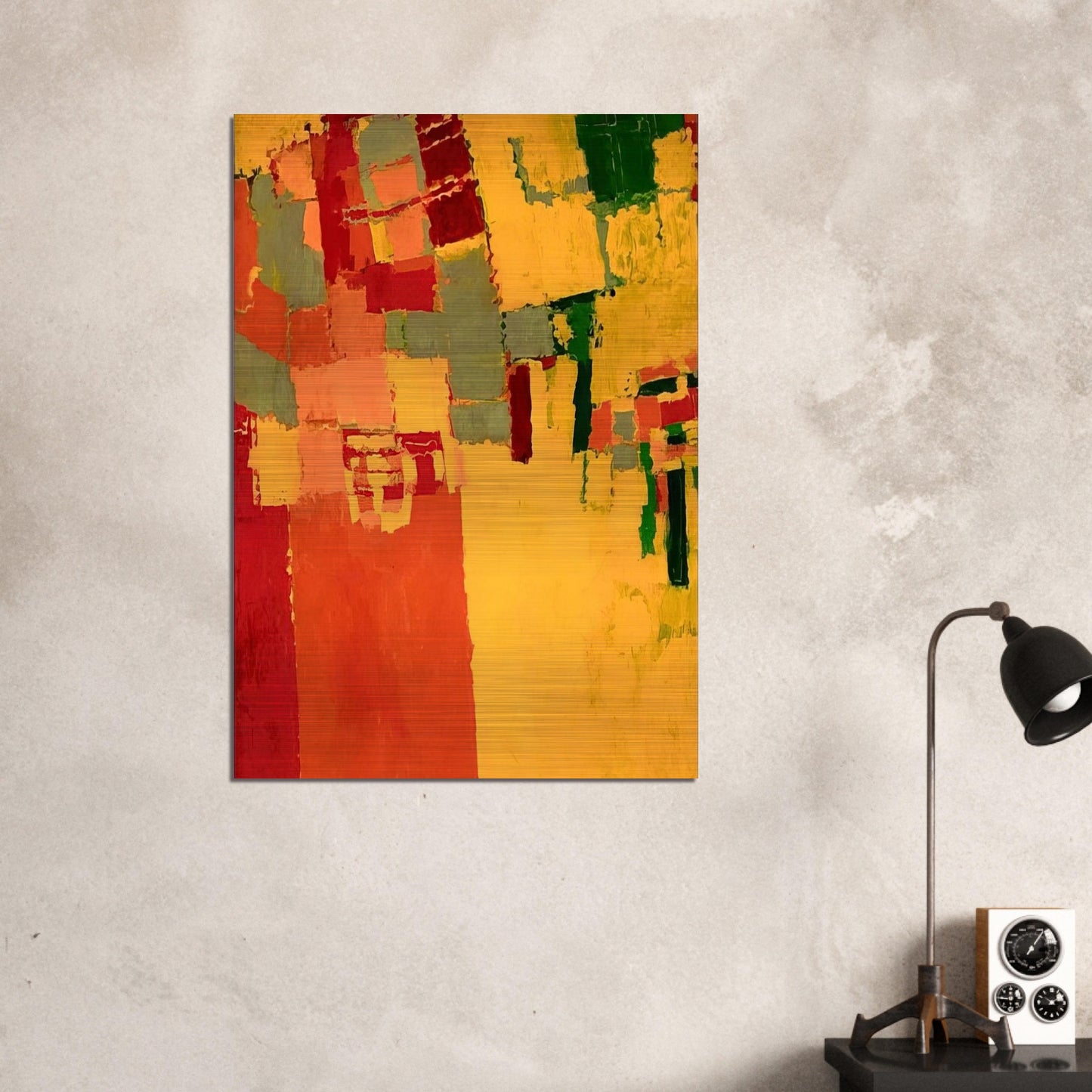 27 October 1949 - 1949 - Frank Lobdell Brushed Aluminum Print - 70x100 cm / 28x40 inches | Frank Lobdell Aluminum Print | Frank Lobdell Prints