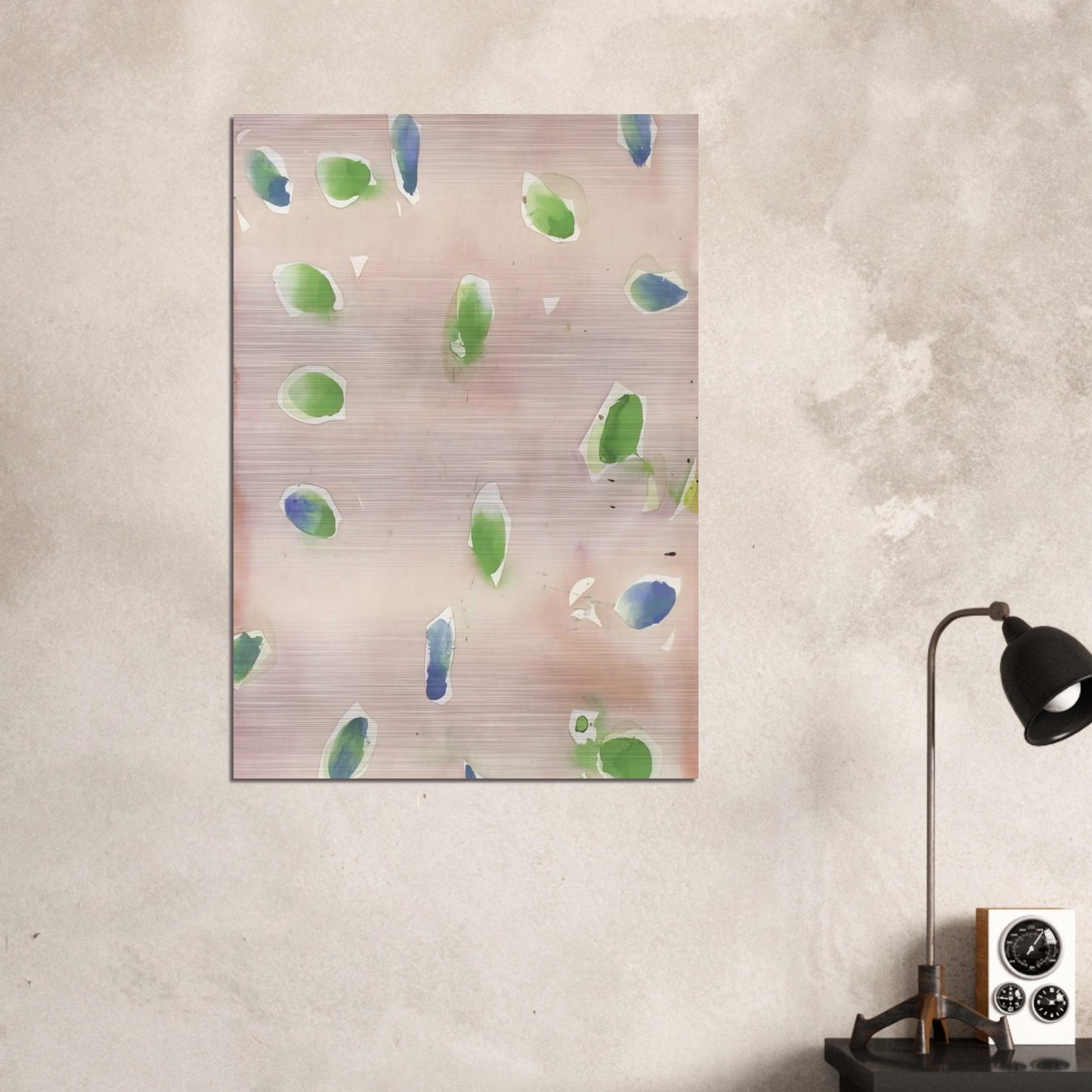 SF48-004 - Sam Francis Brushed Aluminum Print - 70x100 cm / 28x40 inches | Sam Francis Aluminum Print | Sam Francis Prints