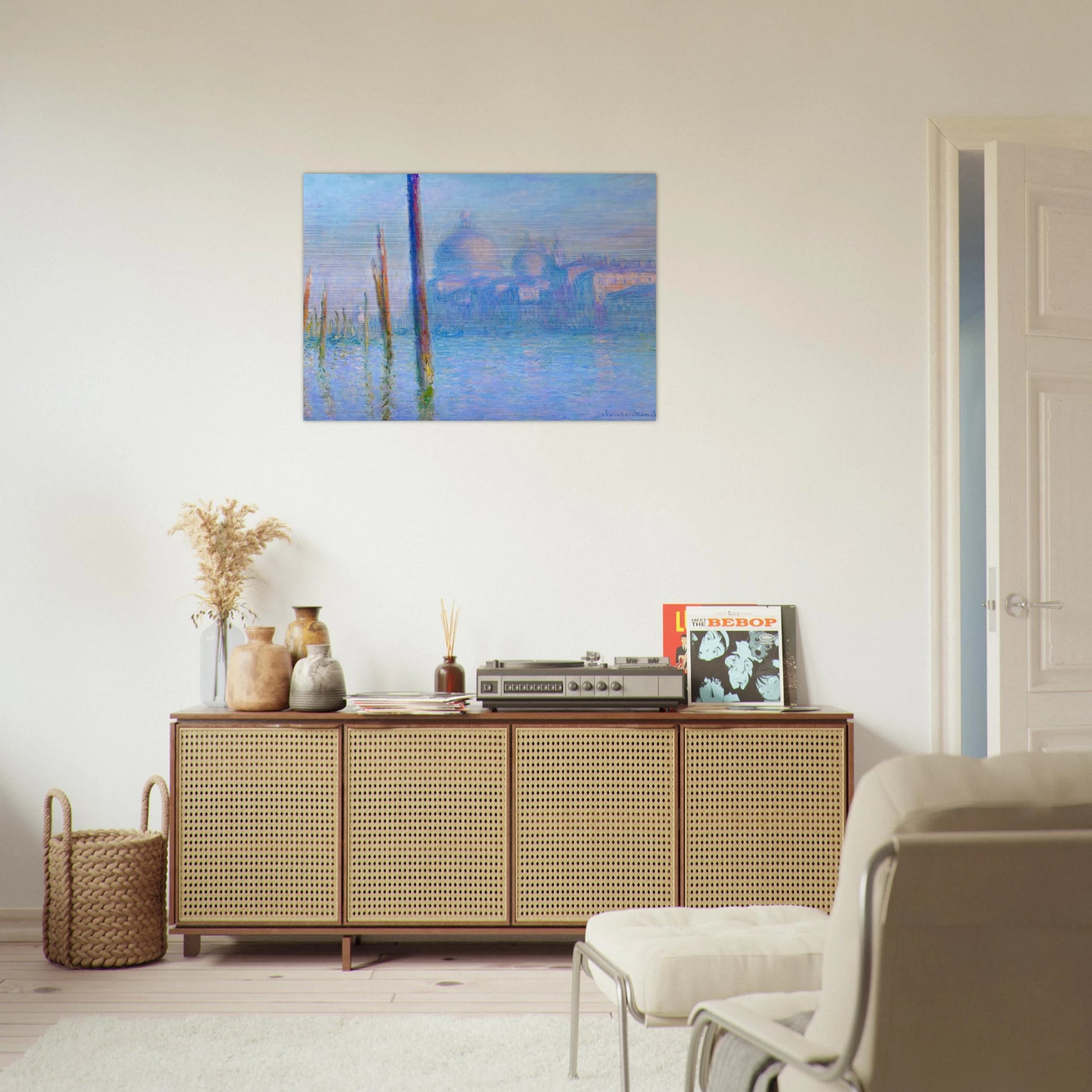 The Grand Canal, Venice - claude monet Brushed Aluminum Print - 70x100 cm / 28x40 inches | claude monet Aluminum Print | claude monet Prints