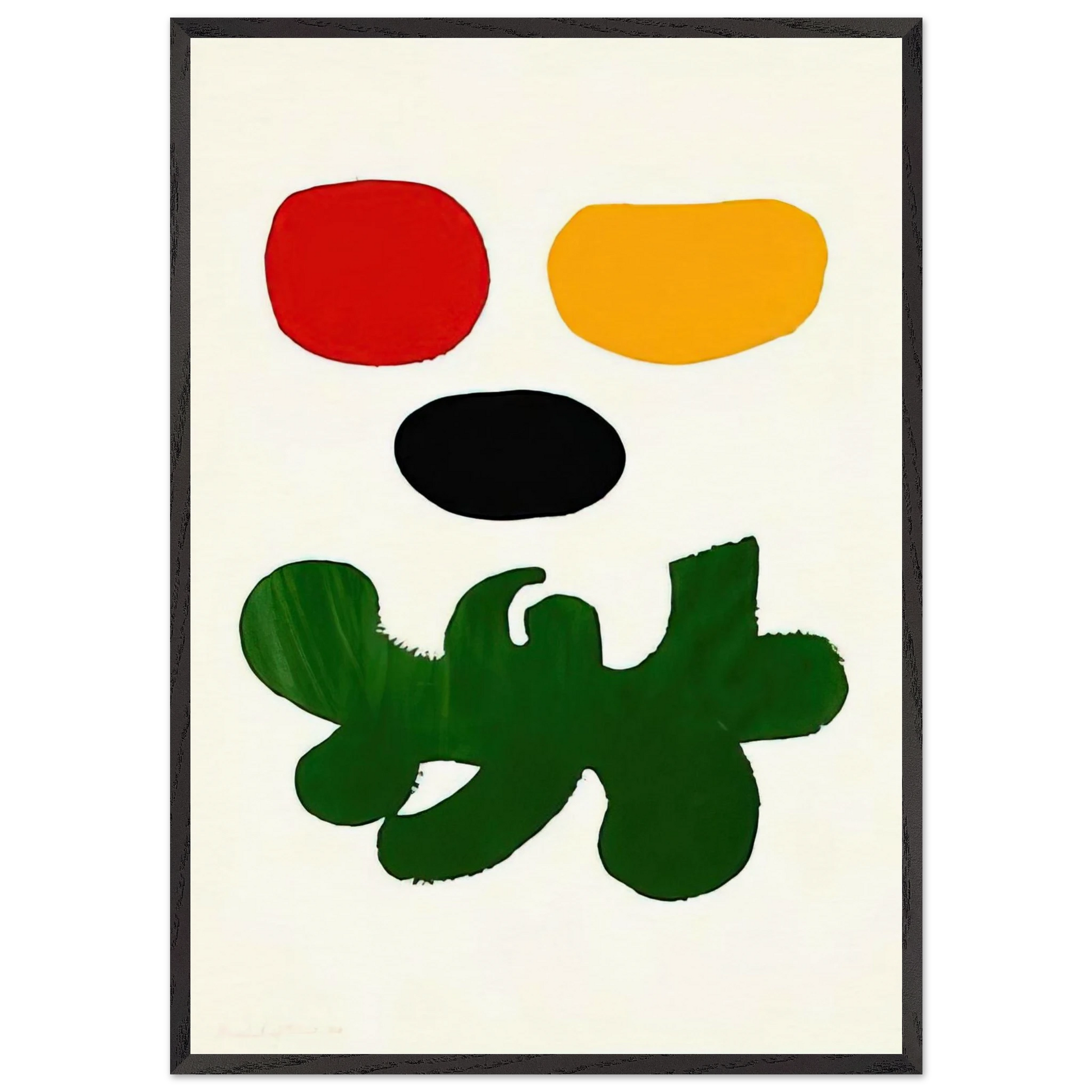 Levitation - 1969 - Adolph Gottlieb Framed Art Print – Black Wooden Frame - Default Title - -Framed Art Print