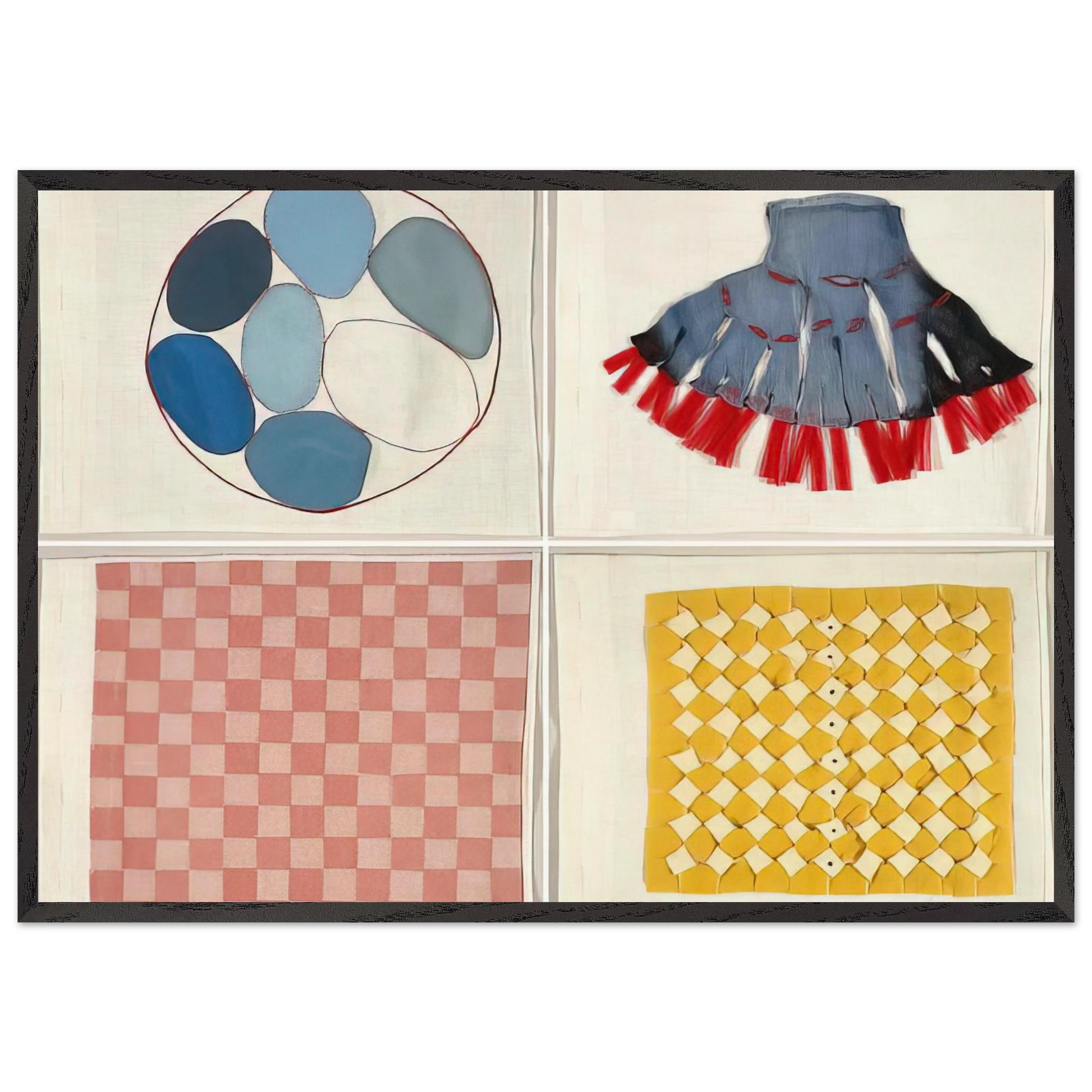 UNTITLED 6 N1 - Louise Bourgeois Framed Art Print – Black Wooden Frame - Default Title - -Framed Art Print