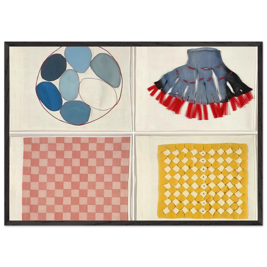 UNTITLED 6 N1 - Louise Bourgeois Framed Art Print – Black Wooden Frame - Default Title - -Framed Art Print