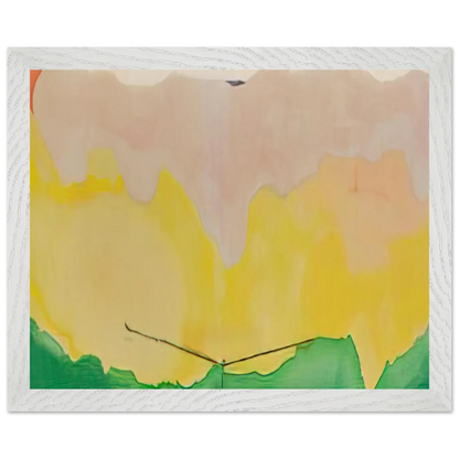 Helen Frankenthaler - Boulevard - 1973 Wall art - A3 (29.7 x 42  cm) - Premium Wooden Framed Poster With Fine Art Paper - Black frame