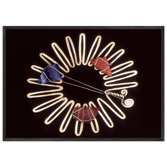 BROOCH 1938 - Alexander Calder Framed Art Print – Black Wooden Frame - Default Title - -Framed Art Print