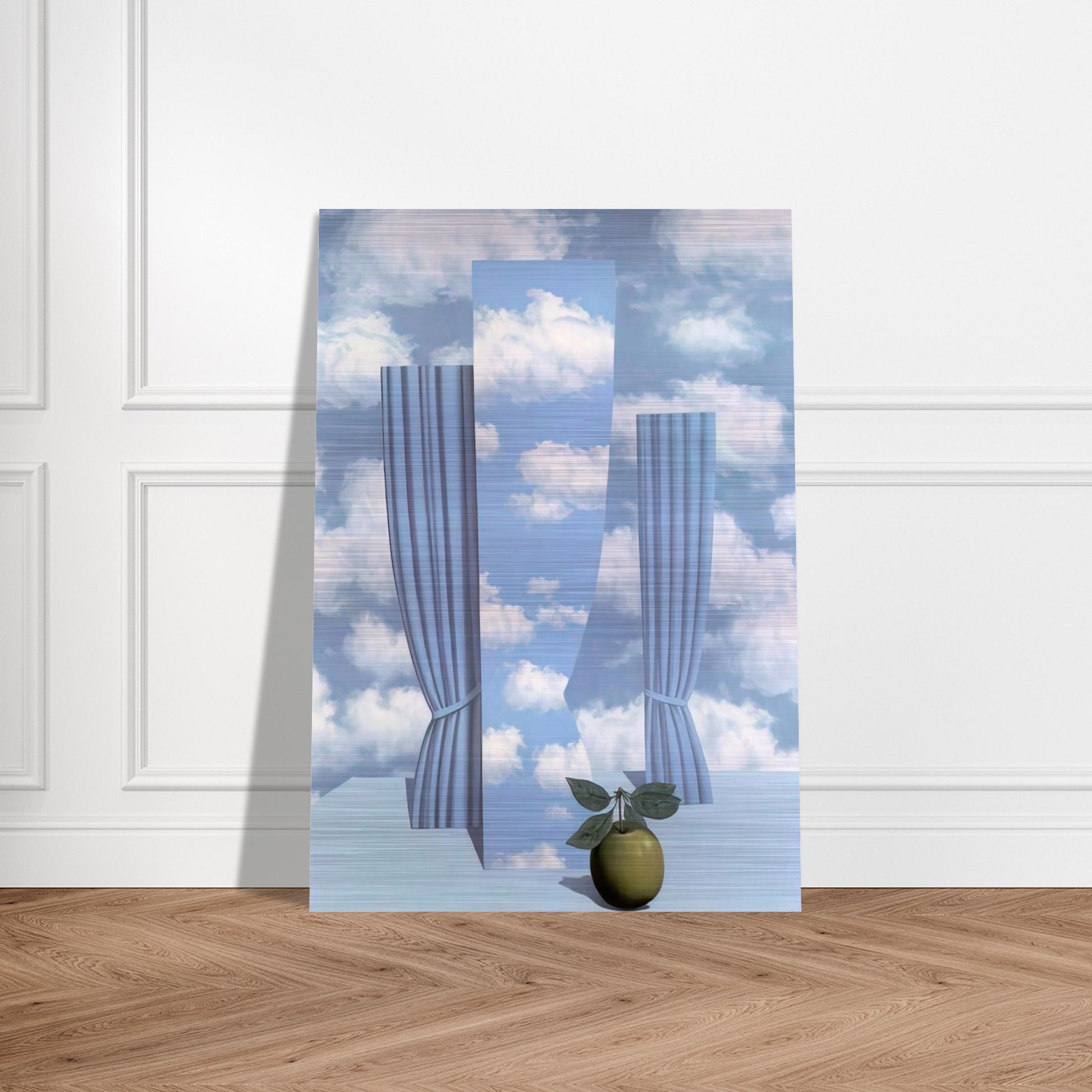 BEAUTIFUL WORLD 1962 - Rene Magritte Brushed Aluminum Print - 70x100 cm / 28x40 inches | Rene Magritte Aluminum Print | Rene Magritte Prints