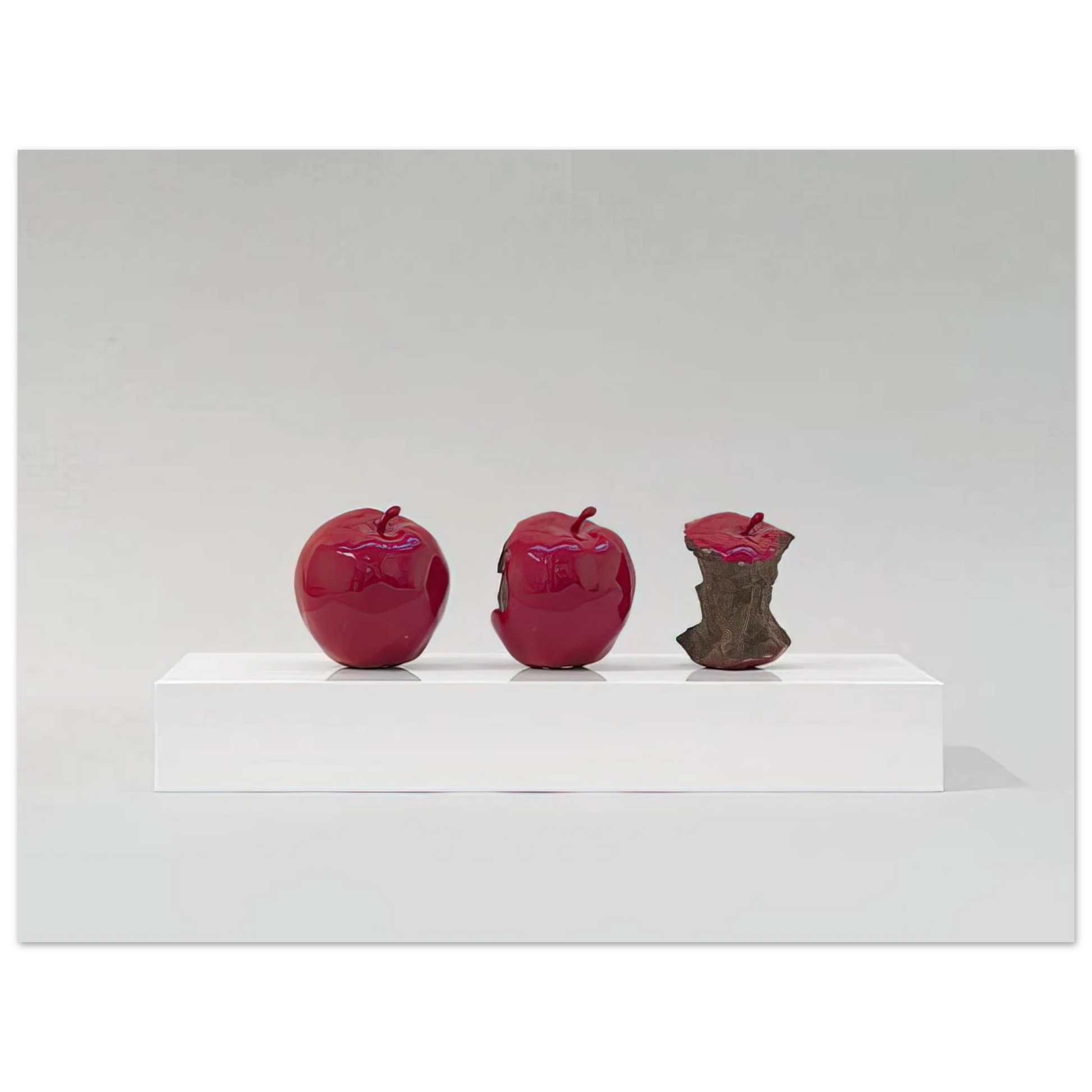 Billy Apple - 2 Minutes 33 Seconds Red - 1962 Fine Art Poster - Default Title