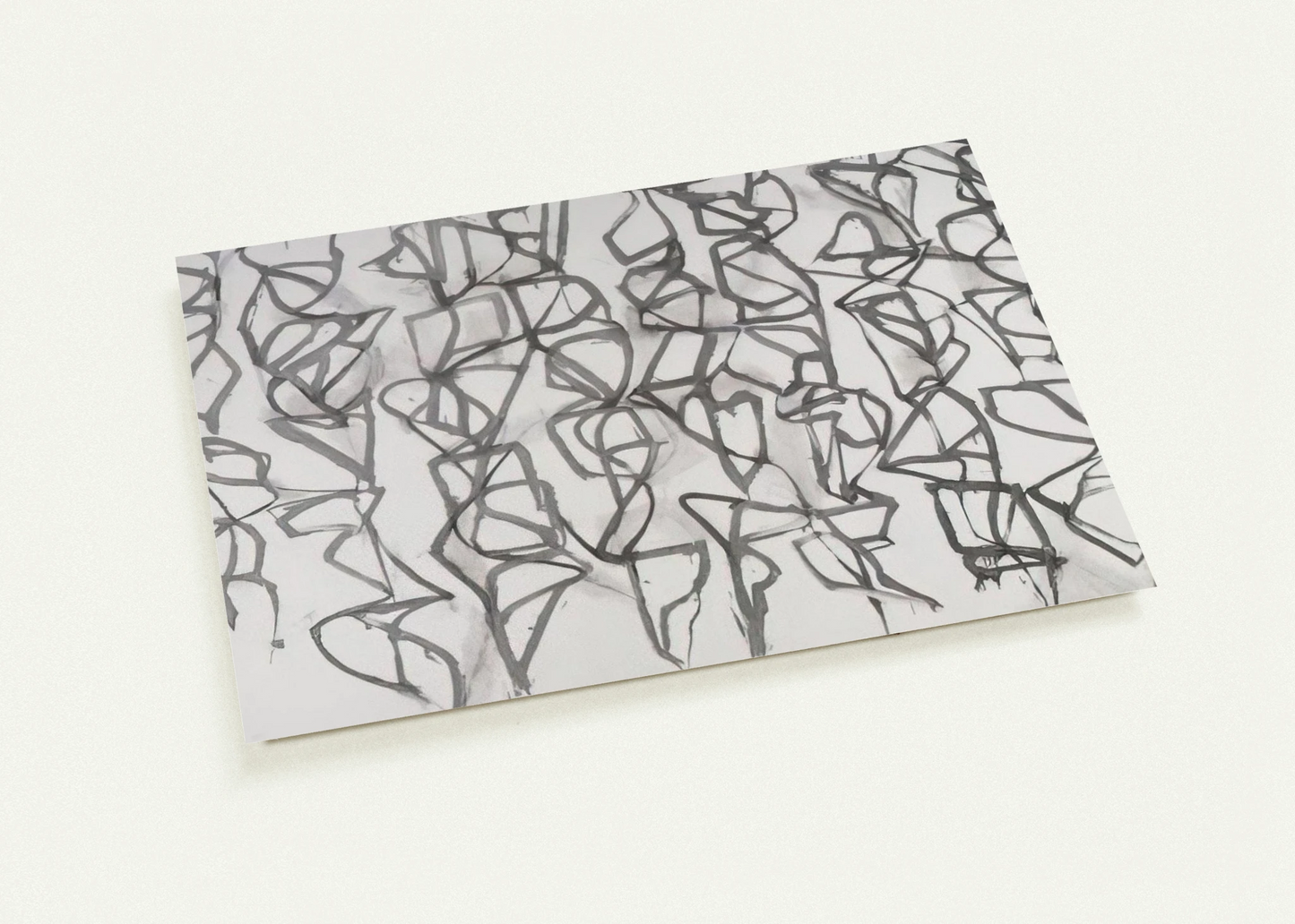 Cold Mountain I Path - 1989 By Brice Marden Pack of 10 Post Cards | Brice Marden Post Cards | A6 (10.5 x 14.8 cm) - 4.1 x 5.8 inches