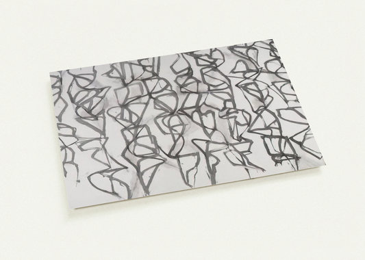 Cold Mountain I Path - 1989 By Brice Marden Pack of 10 Post Cards | Brice Marden Post Cards | A6 (10.5 x 14.8 cm) - 4.1 x 5.8 inches