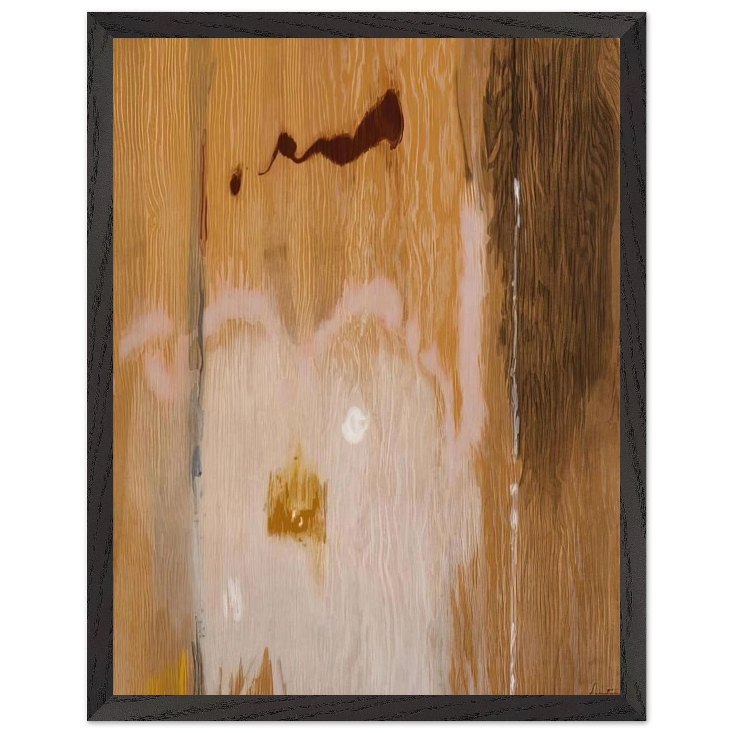 Helen Frankenthaler - Tales of Genji VI - 1998 Wall art - 30x40 cm / 12x16 inches - Premium Wooden Framed Poster With Fine Art Paper - Wood frame
