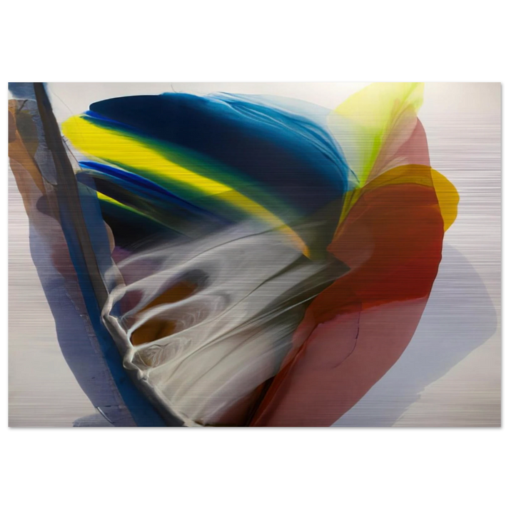 Wanderland Express - 1976 - Paul Jenkins Brushed Aluminum Print - 70x100 cm / 28x40 inches | Paul Jenkins Aluminum Print | Paul Jenkins Prints