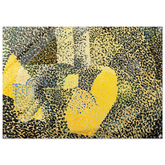 MADRID ARCHITECTURE AND POPLARS - Salvador Dali Acrylic Print - 70x100 cm / 28x40″ inches