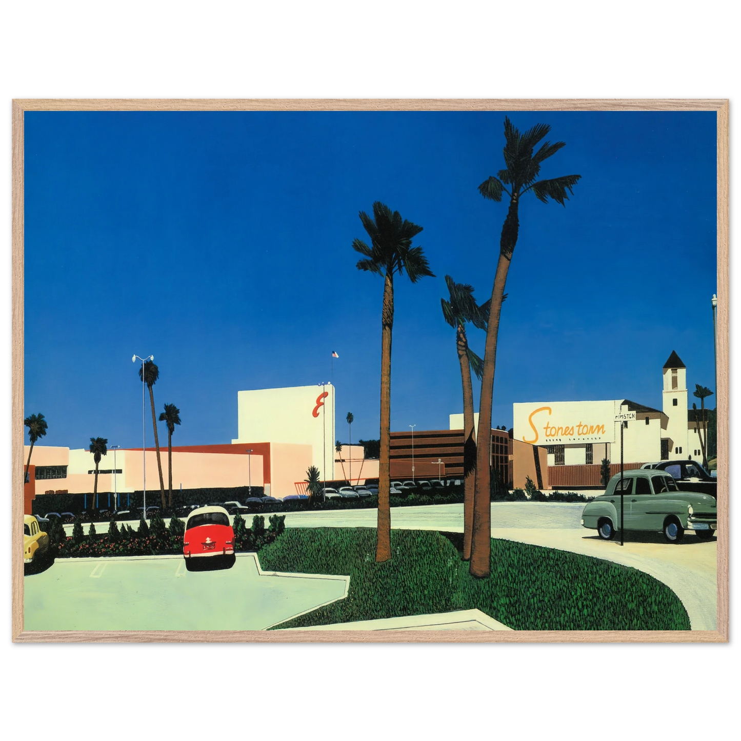 Hiroshi Nagai - In the beginning Stonestown Wall Art - 60x80 cm / 24x32 inches - Fine Art Poster - -