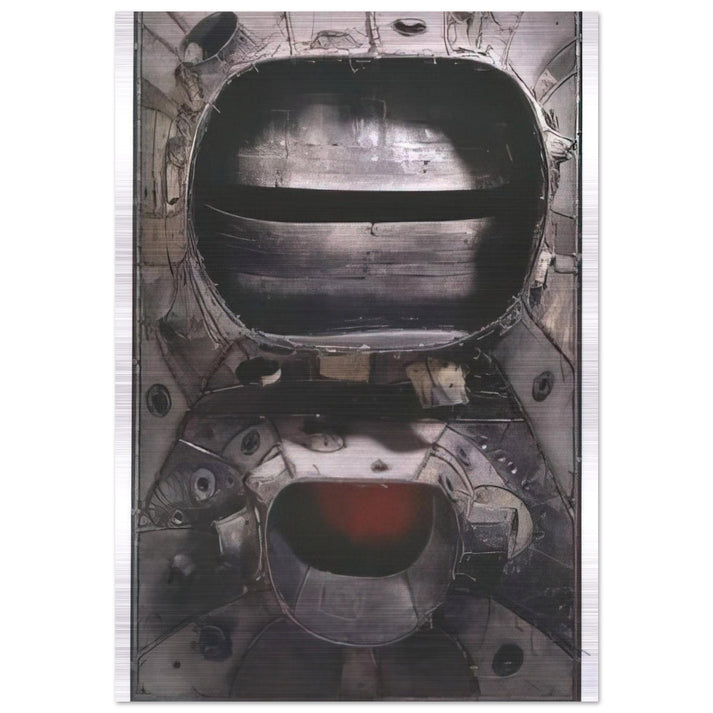 UNTITLED 1961 - Lee Bontecou Brushed Aluminum Print - 70x100 cm / 28x40 inches | Lee Bontecou Aluminum Print | Lee Bontecou Prints