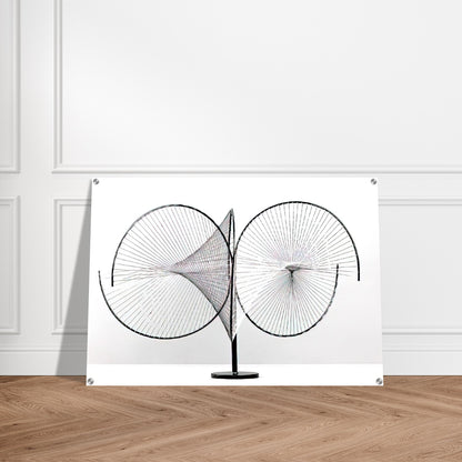 Hyperbolic surfaces - 1959 - Tomas Maldonado Acrylic Print - 70x100 cm / 28x40″ inches | Tomas Maldonado Wall Art | Tomas Maldonado Prints