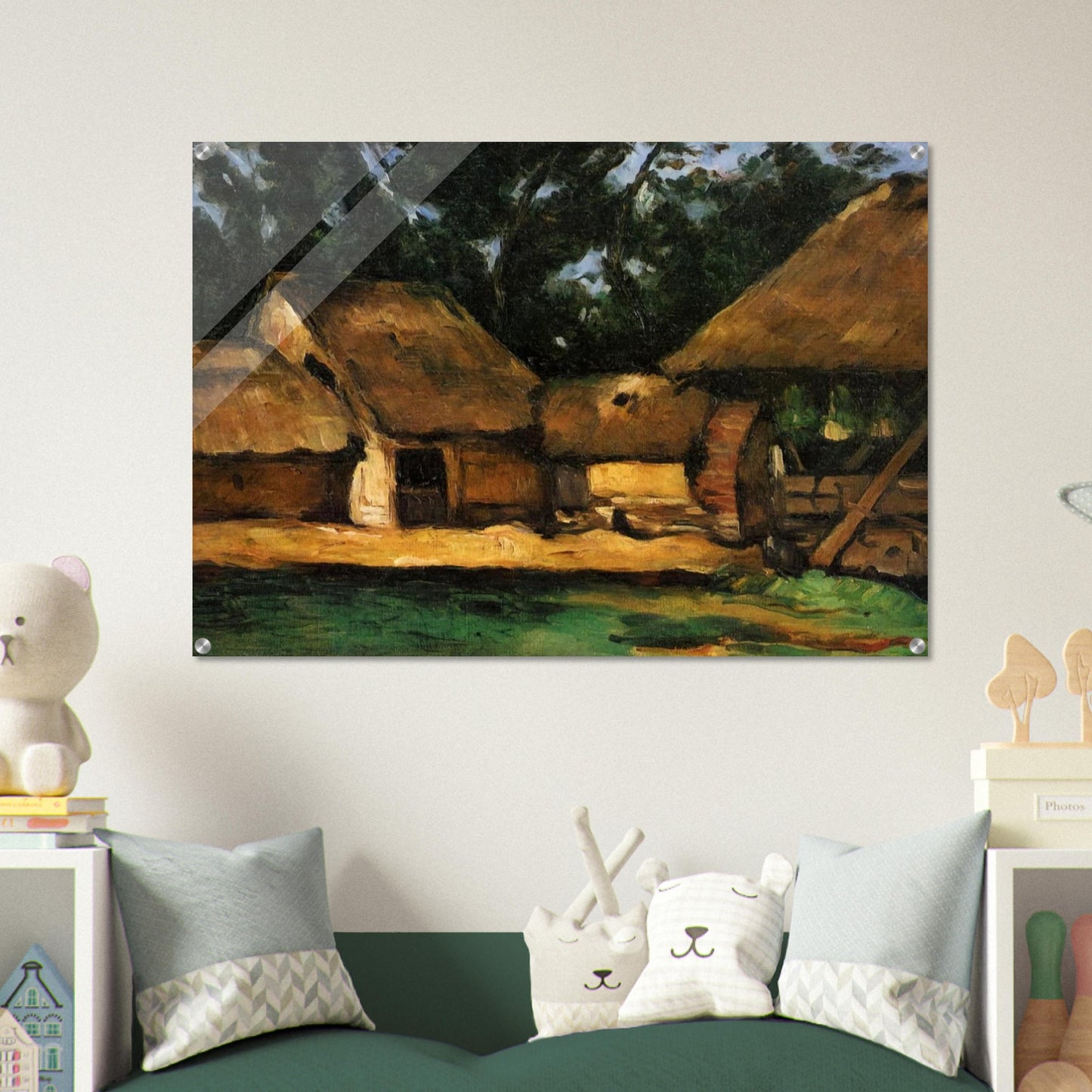 The Oilmill - Paul Cézanne Acrylic Print - 70x100 cm / 28x40″ inches | Paul Cézanne Wall Art | Paul Cézanne Prints