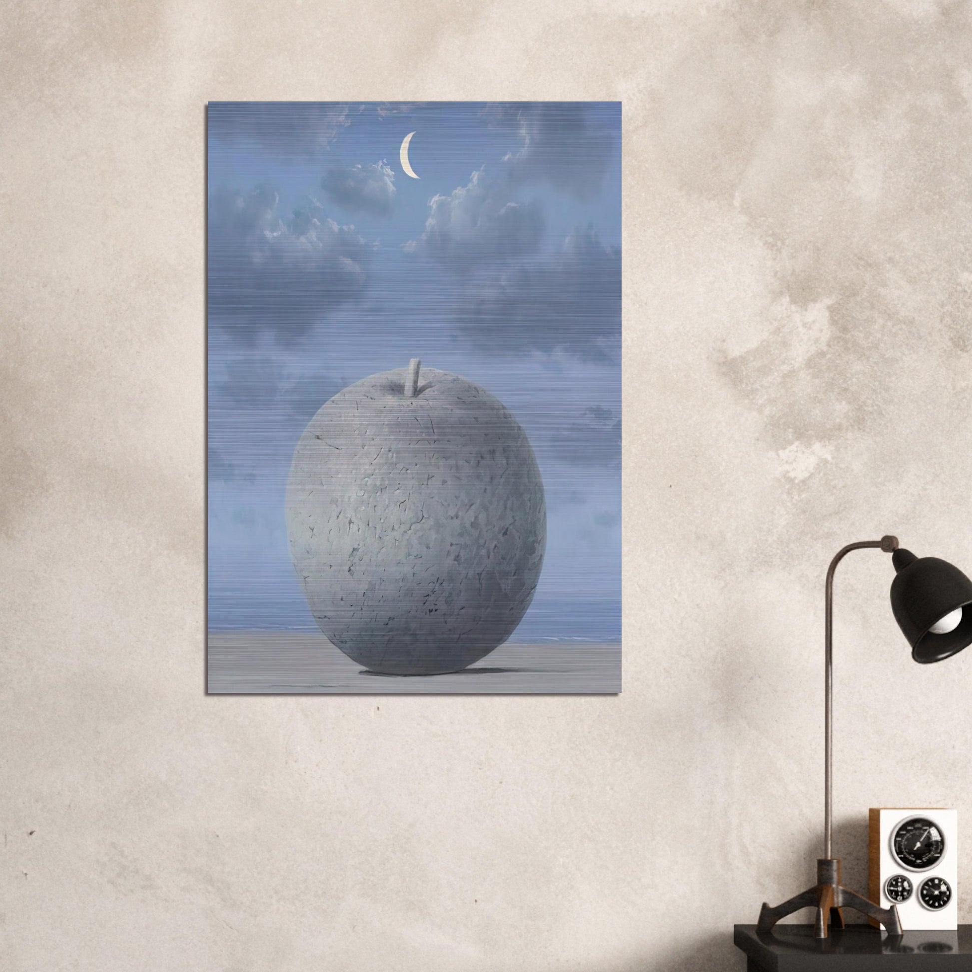 SOUVENIRS FROM TRAVEL 1963 - Rene Magritte Brushed Aluminum Print - 70x100 cm / 28x40 inches | Rene Magritte Aluminum Print | Rene Magritte Prints