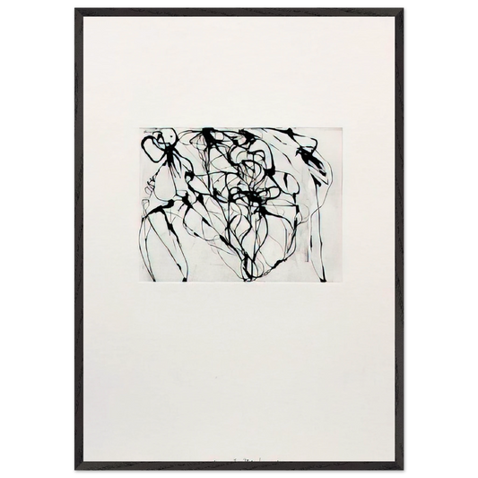 After Botticelli 3 - 1994 - Brice Marden Framed Art Print – Black Wooden Frame - Default Title - -Framed Art Print