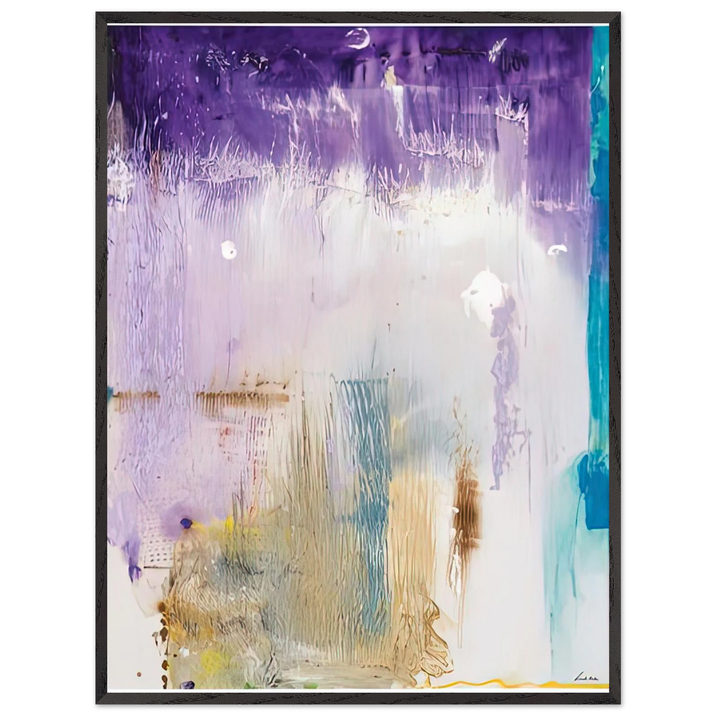 Helen Frankenthaler - Magnet, 1992- Wall Art - 28x40 inches / 70x70 cm - Canvas (Imperial) - -