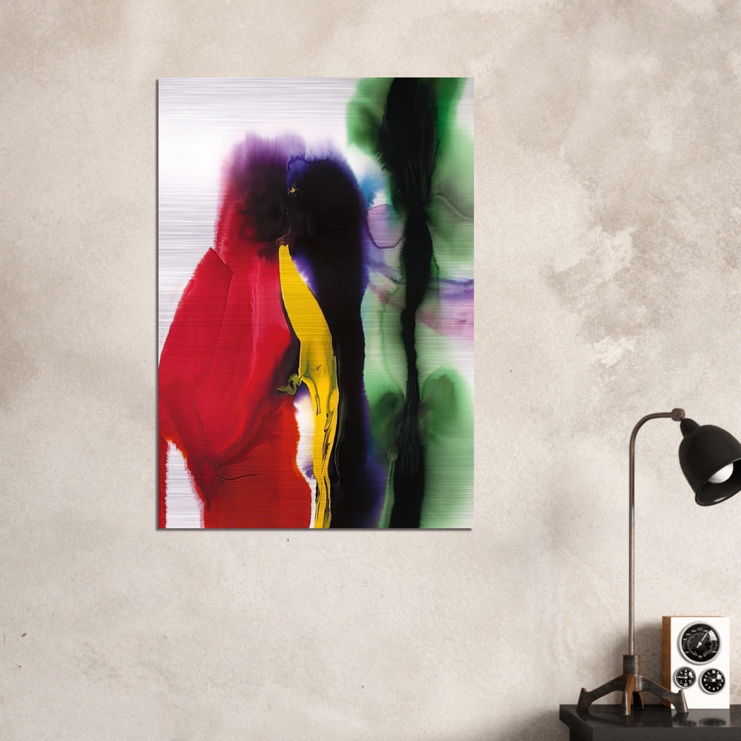 Phenomena Wind Arch - 2009 - Paul Jenkins Brushed Aluminum Print - 70x100 cm / 28x40 inches | Paul Jenkins Aluminum Print | Paul Jenkins Prints